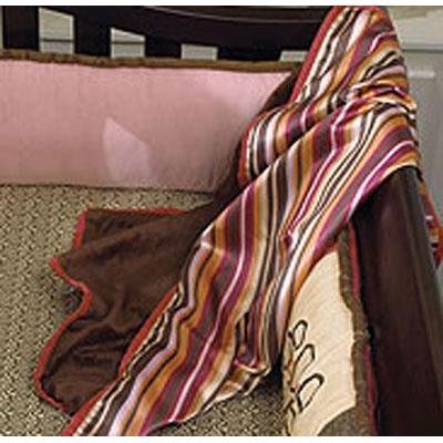 Tahiti Sherpa Blanket w Stripe Satin Back (30 x 40) product image