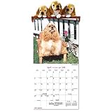 Cocker Spaniel Calendar & Caddy Combo