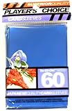 YuGiOh Players Choice 60 Count YuGiOh Size Japanese Quality Gaming Card Sleeves Blue