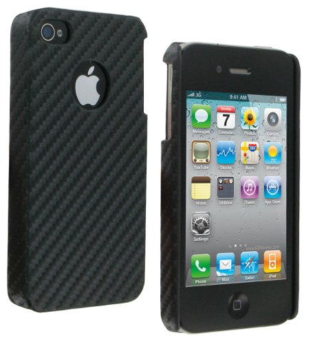Case It Xpression H&uuml;lle f&uuml;r Apple iPhone 4/4s Carbon Fibre Effekt