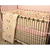 Cotton Tale Designs Blossom 4 Piece Set - Pink Brown