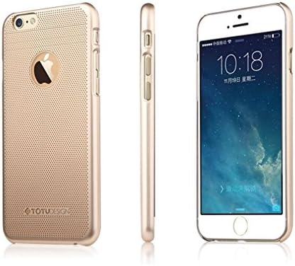 iphone 6 4.7 case,TOTU Design Authentic Electroplating Gold Plated Hard Frosted Case Cover Perfect fit for Iphone 6 4.7inch,[Not compatible to 5.5 Inches iPhone 6 Air](Gold)