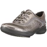 Clarks Wave Echo Lace 20341343 Damen Halbschuhe,  EU 37.5 silber (Pewter Leather)  (UK 045)
