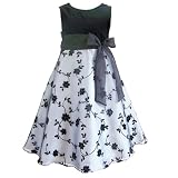 Rare Editions Little Girl 4-6X BLACK SILVER... by Rare Editions