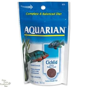 Aquarium Pharmaceuticals Aquarian Cichlid Pellet Food Extra Small 1oz by Aquarium Pharmaceuticals