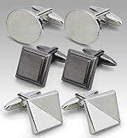 3 Pairs of Assorted Cufflinks