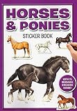 Horses & Ponies Sticker Book with 15 Stickers