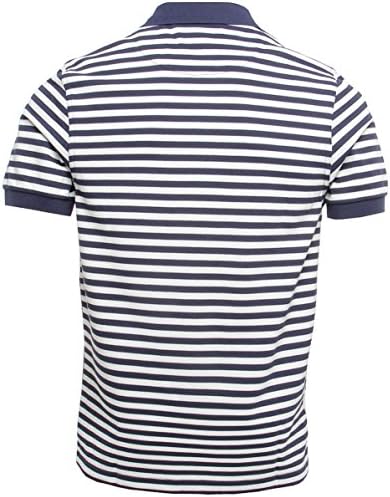 Fred Perry Slim Fit Striped Polo Shirt XL Navy
