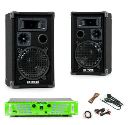 600W PA Partyanlage Boxen Verstärker DJ-549