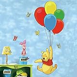 Roommates Rmk1499Gm Pooh And Piglet Peel And Stick Giant Wall Decal
