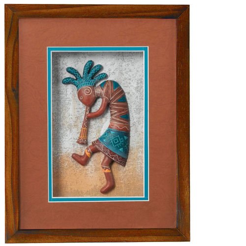 Shadow Box 3D Southwestern Wall Decor Kokopelli - Regal Art #10405