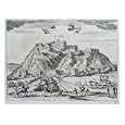 View of Lhasa, Capital of Tibet, from China Monumentis, Printed in Amsterdam in 1667 Art Giclee Poster Print by Atanasio Kirchen, 24x18