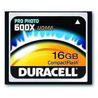 Duracell High Speed 16 GB 600X USB 2.0 Compact Flash Card Card UDMA DU-CF6016G-C
