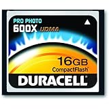 Duracell High Speed 16 GB 600X USB 2.0 Compact Flash Card Card UDMA DU-CF6016G-C