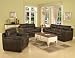 3 PC Fulani Leather Sofa Set by Primo International - British Isles Collection
