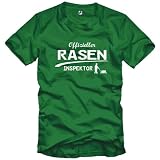 Zoom Produkt-Bild: Offizieller Rasen Inspektor T-Shirt - Gr. S M L XL XXL - Die Geschenkidee f&uuml;r den ambitionierten Hobbyg&auml;rtner