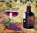 Red Wine and Grapes Decorative Double Switchplate Cover