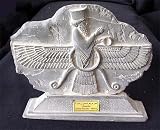Zoroastrian Faravahar (Farohar) Sculpture Inspired By Persepolis Ancient Persia