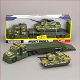 MILITARY ARMY TRANSPORTER PLAY SET -Includes: US ARMY Semi-Truck, and US ARMY TOY TANK