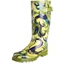 Western Chief Women's Retro Rain Boot,Green,8 M US