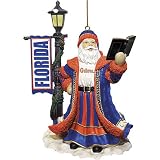 Florida Gators NCAA Fight Song Santa Tree Ornament by The Memory Company