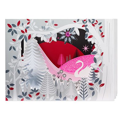 Swan Lake Holiday Cards by Peagreen