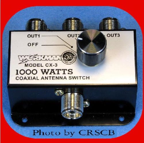 3 Position COAX Antenna SWITCH 1000 W – CB / Ham Radio