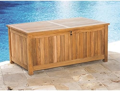 Le Spa 165 Gallon Teak Deck Box