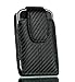 Carbon Vertical Leather Case Holster for Apple iPhone 4S