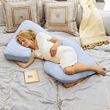 Cozy Cuddler Total Body Pregnancy Pillow - Sky Blue