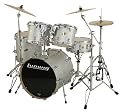 Ludwig LC445GL 5-Piece AccentCS Custom Elite FP Set, Glitter Silver