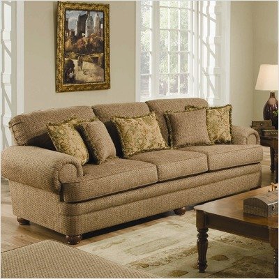 Simmons Upholstery Bixby Sofa in Peat