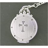 New EXCLUSIVE Silver Tone Cross Pocket Watch by Antonio