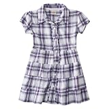 Mossimo Supply Co. Girls' Short-Sleeve Plaid Tunic - Gray