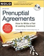 Prenuptial Agreements: How to Write a Fair and Lasting Contract. Book with CD-Rom (Second Edition)