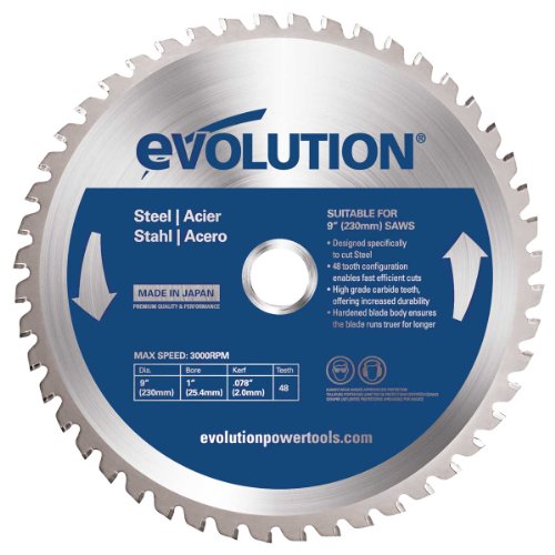 Evolution Power Tools 10BLADEST Steel Cutting Saw Blade 10 Inch x 52 Tooth