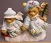 Cherished Teddies Selma and Ariana Winter Wonders