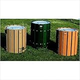 20 Gal.Trash Container Color: Brown