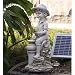 GTMax Boy Pond Spitter With 5 Watt Solar Powered Garden Water Fountain Pump Kit