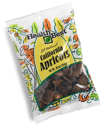 Health Best Apricots Natural California, 10-Ounce Units (Pack of 3) by Health Best