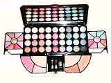 NEW 66Pc METALIC EYE SHADOW COMPACT MAKE UP KIT WITH BLUSHES AND POWDER FK9188