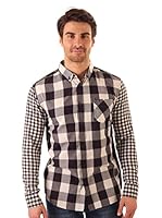 Lois Camisa Hombre Henry Morgan (Crema / Negro)