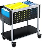 Safco Products 5373BL Scoot Open Top Mobile File, Letter or Legal Size, Black
