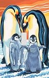 Penguin Family Decorative Switchplate Cover