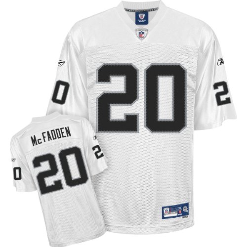 Reebok Oakland Raiders Darren McFadden Premier White Jersey Extra Large
