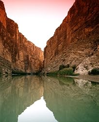 Bluffs Above the Rio Grande in Big Bend National Park in Texas - Elegant 16x20 Photographic Print by Carol M. Highsmith