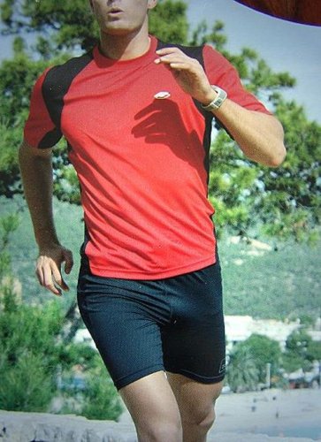 Funktionshose Short mit Lycra - Thermo Jogginghose Atmungsaktiv + Elasthan
