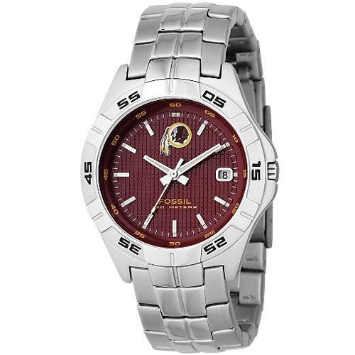 Fossil Men's NFL1087 NFL Washington Redskins Round Dial Watch