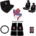 Search : Spider Man Marvel Comics Auto Accessories Interior Combo Kit Gift Set - 15PC