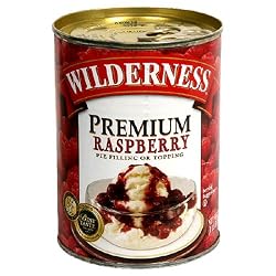 Wilderness Premium Pie Filling, Raspberry, 21-Ounce Cans (Pack of 6)